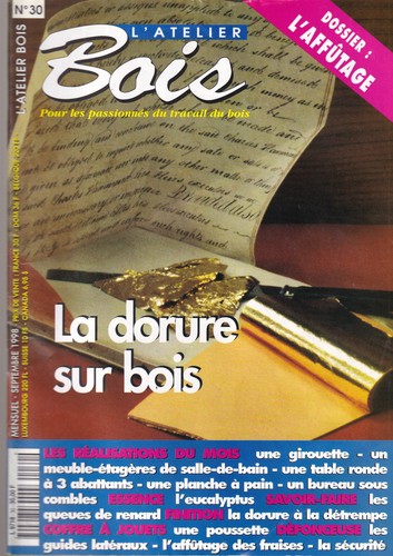 Atelier bois 30 dorure - l'atelier, n°30